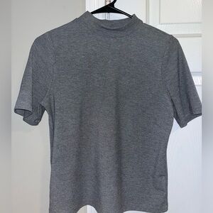 STYLUS Charcoal Short sleeve low collar shirt
